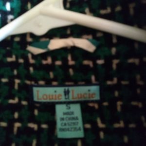 A green heavy wool coat